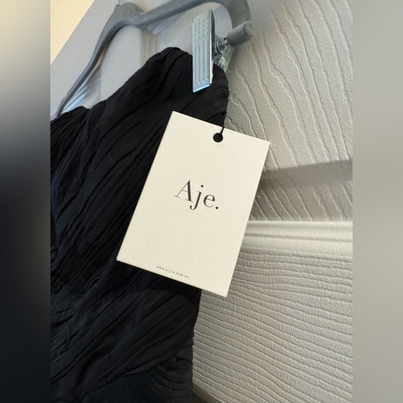 NWT Aje. Spatial Maxi Dress Black - Picture 10 of 14
